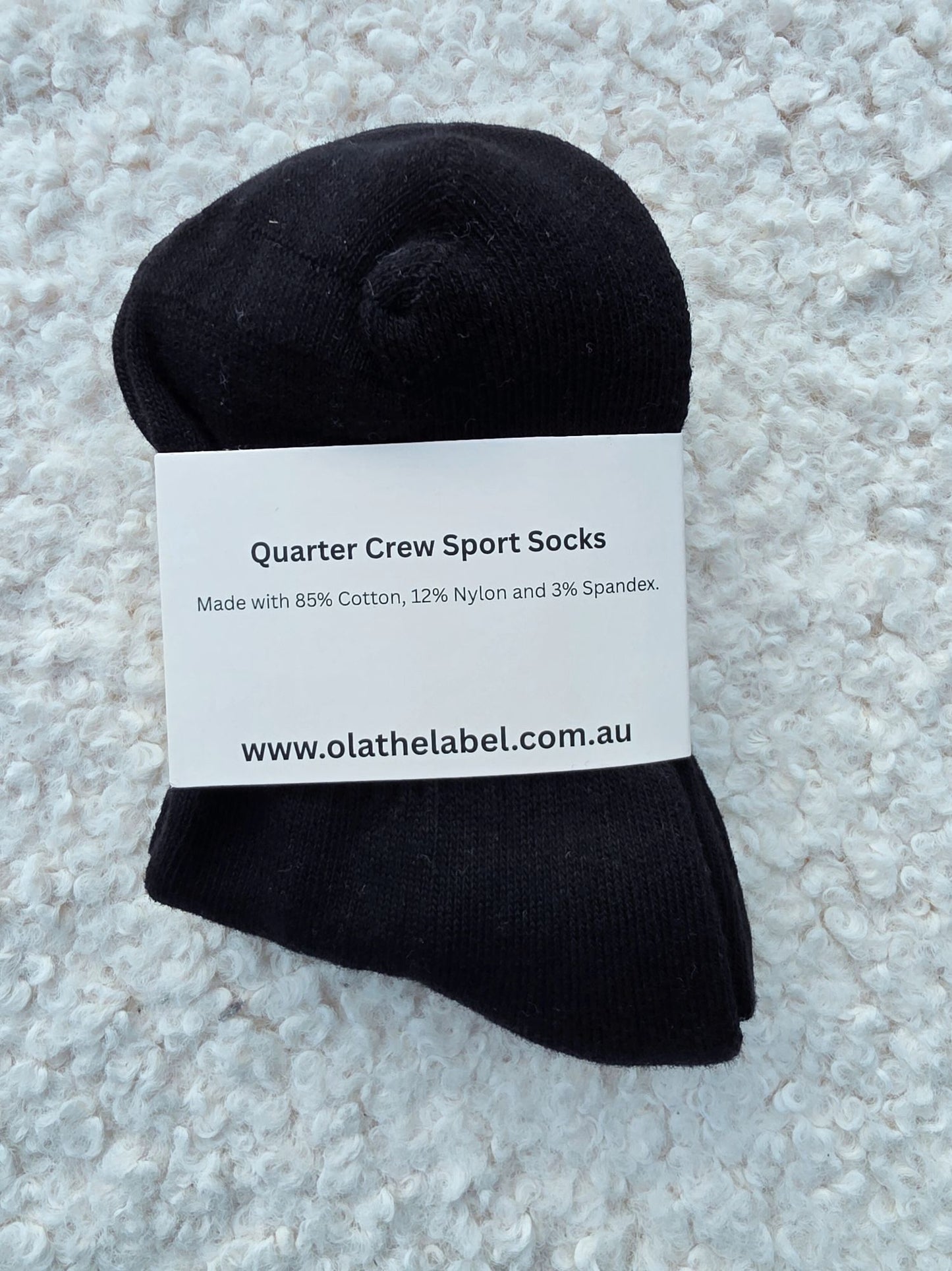 Essential Quarter Crew Socks