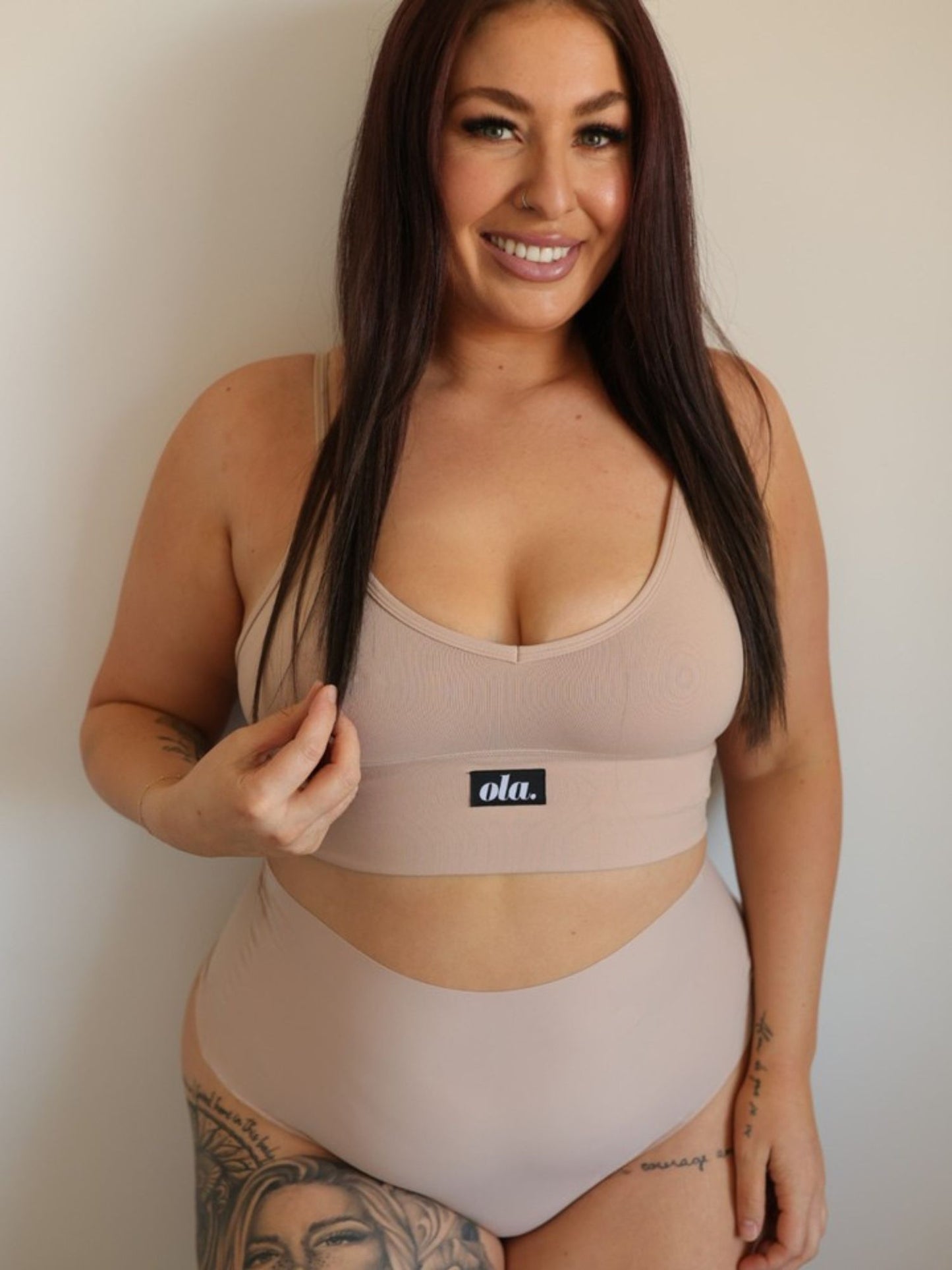 High Rise Thong β Cream Tan