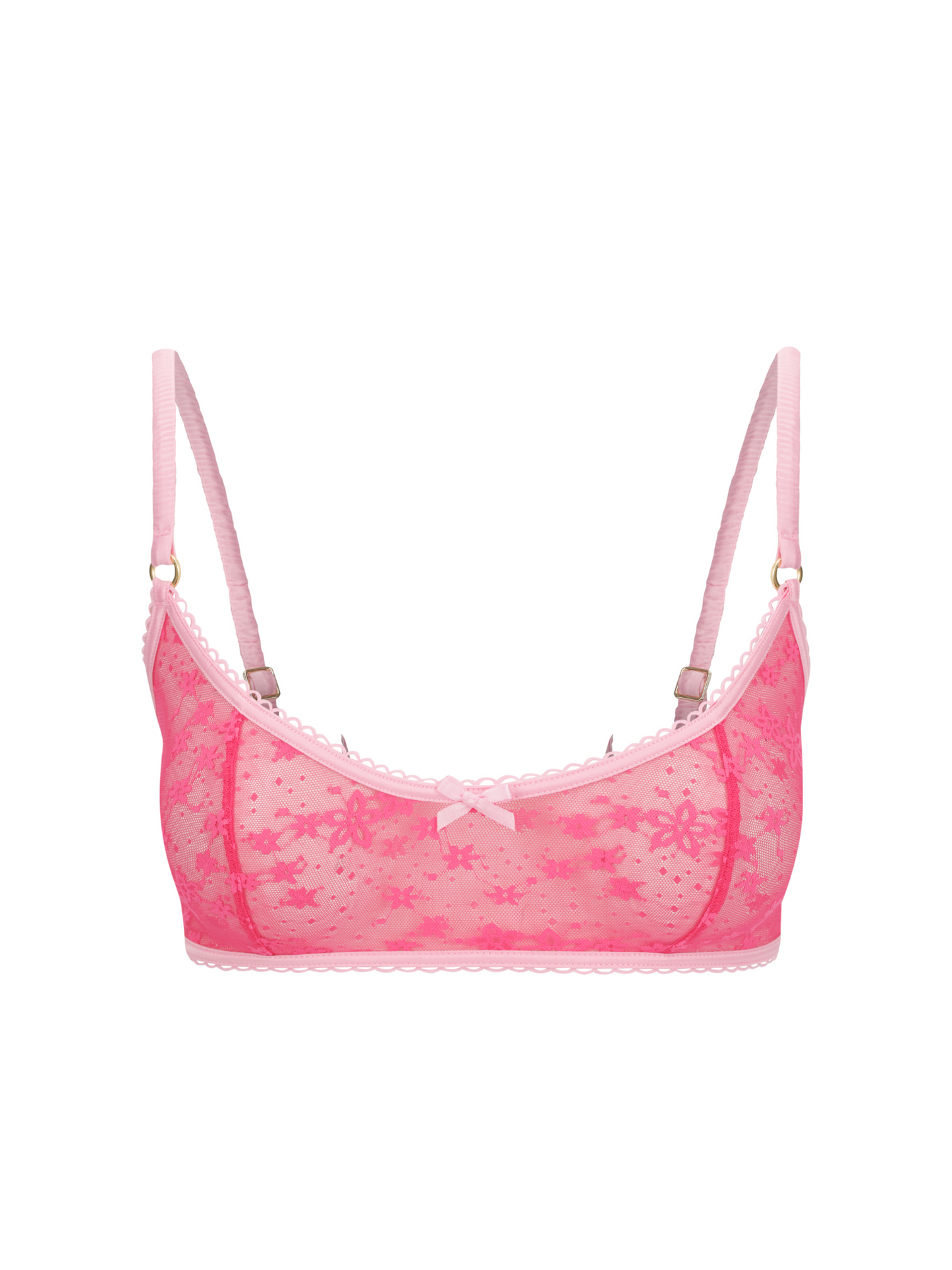 Lace Bralette – Pink