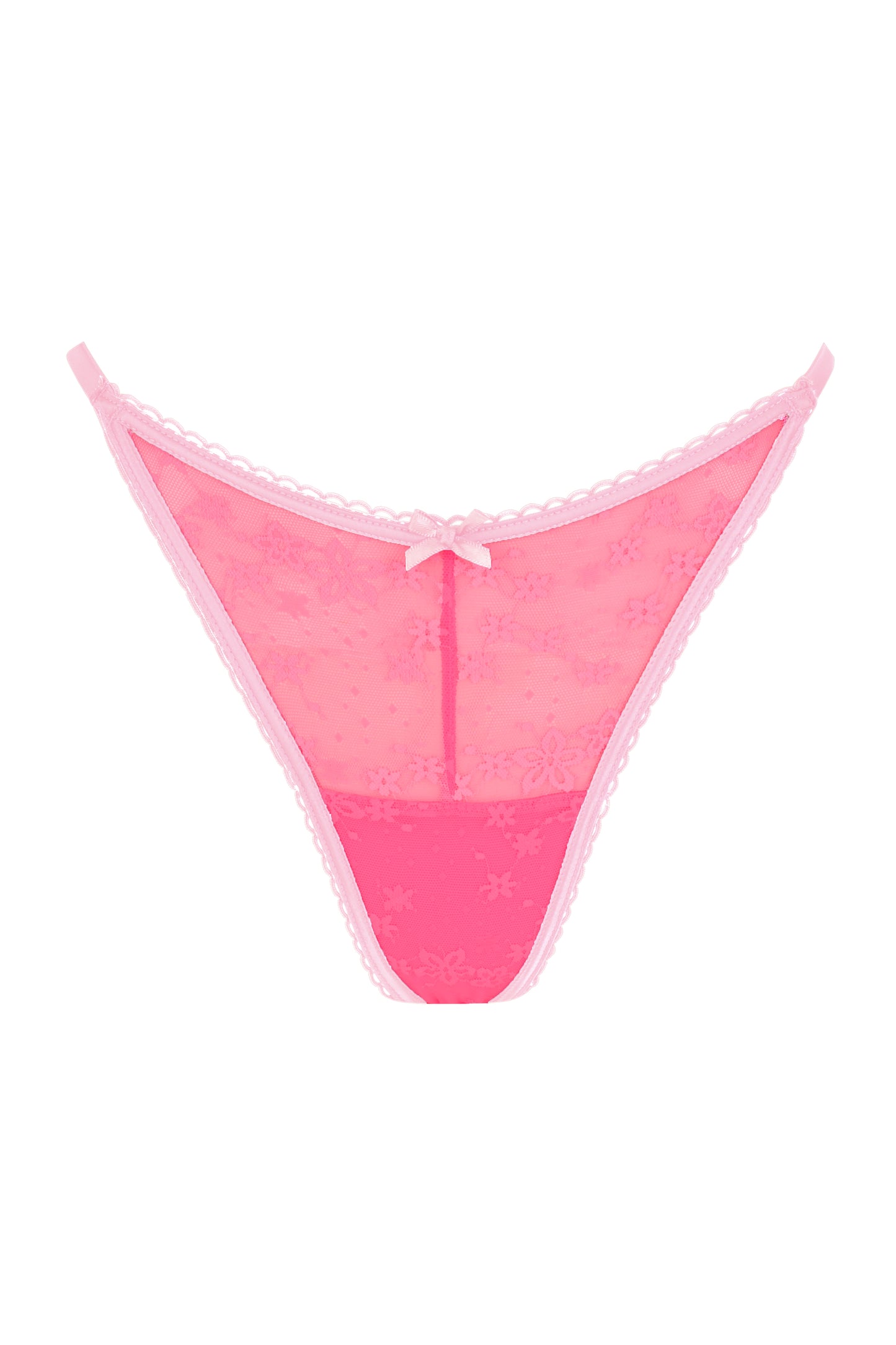 Lace Bikini Thong – Pink