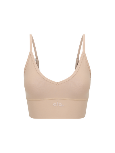V Crop – Cream Tan