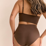 Hot Fudge High Rise Brief model back view