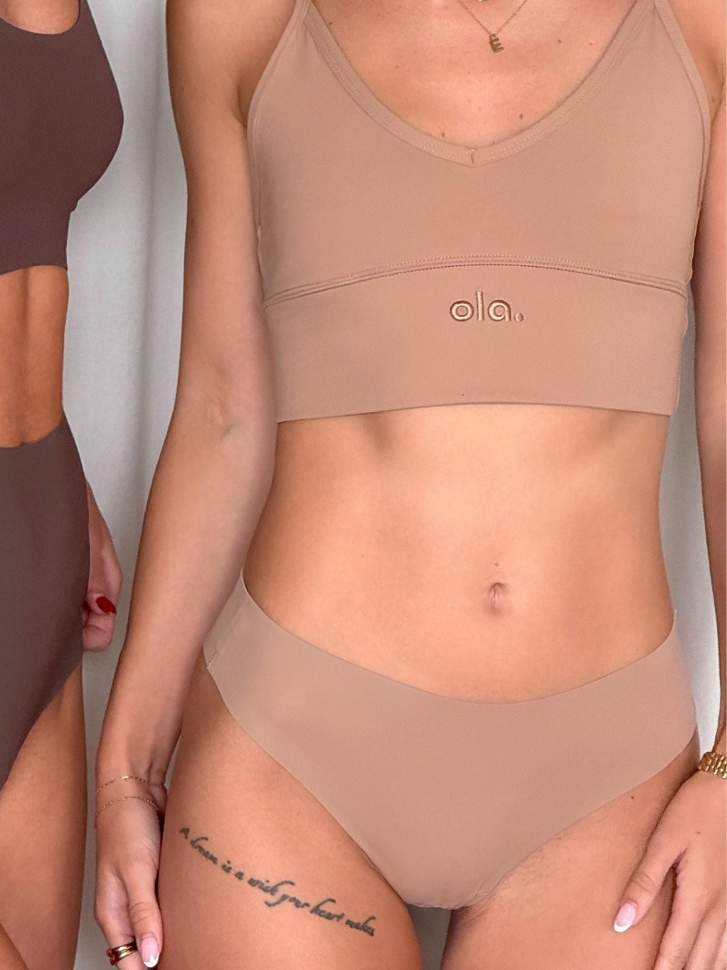 Macchiato Bikini Brief ghost flatlay front