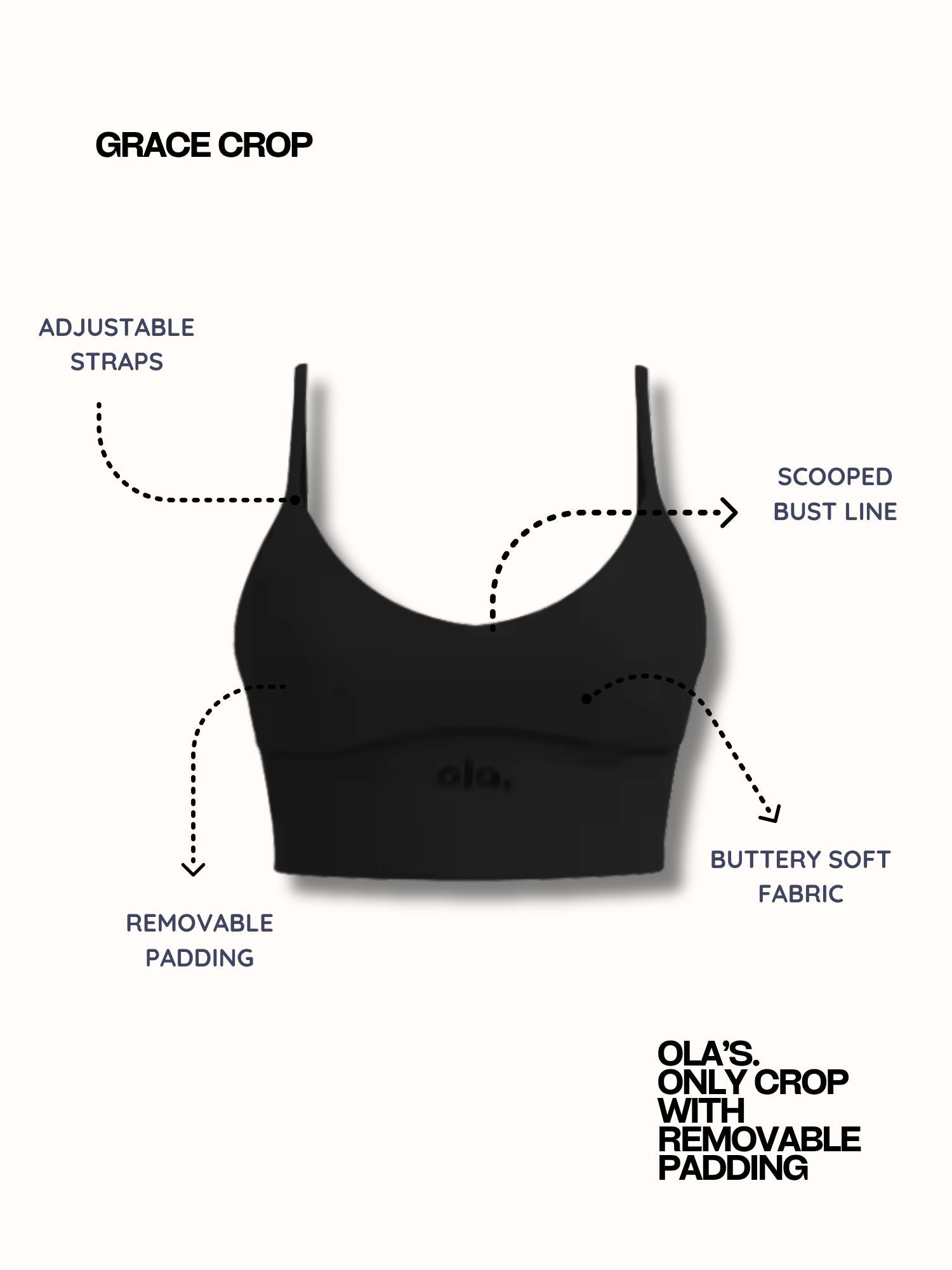 Hot Fudge Grace Crop model lifestyle