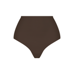 Hot Fudge High Rise Thong model three-quarter view