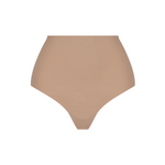 Macchiato High Rise Thong ghost flatlay back