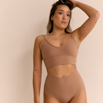 Macchiato High Rise Thong model seated