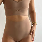 Macchiato High Rise Thong model full length