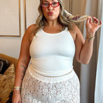 White Sculpt Tank model three-quarter view