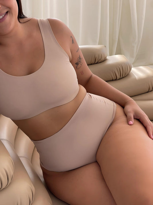 Comfort Crop – Cream Tan