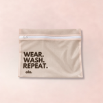 Ola mesh delicates wash bag zip detail