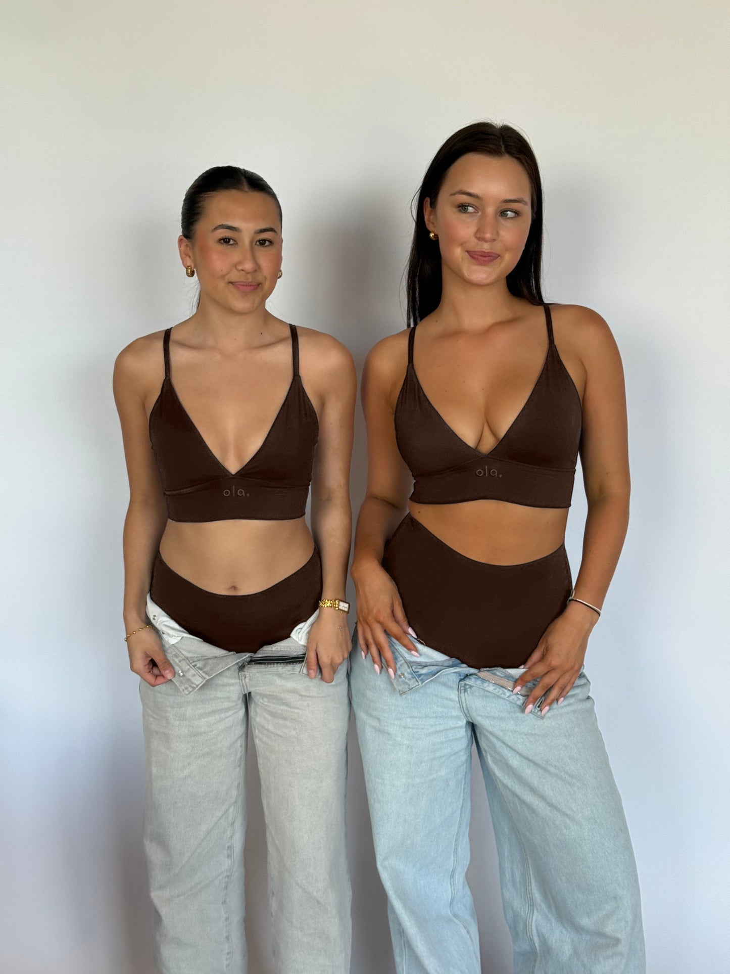 Plunge Crop - Hot Fudge