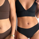 Black Bikini Brief ghost flatlay front