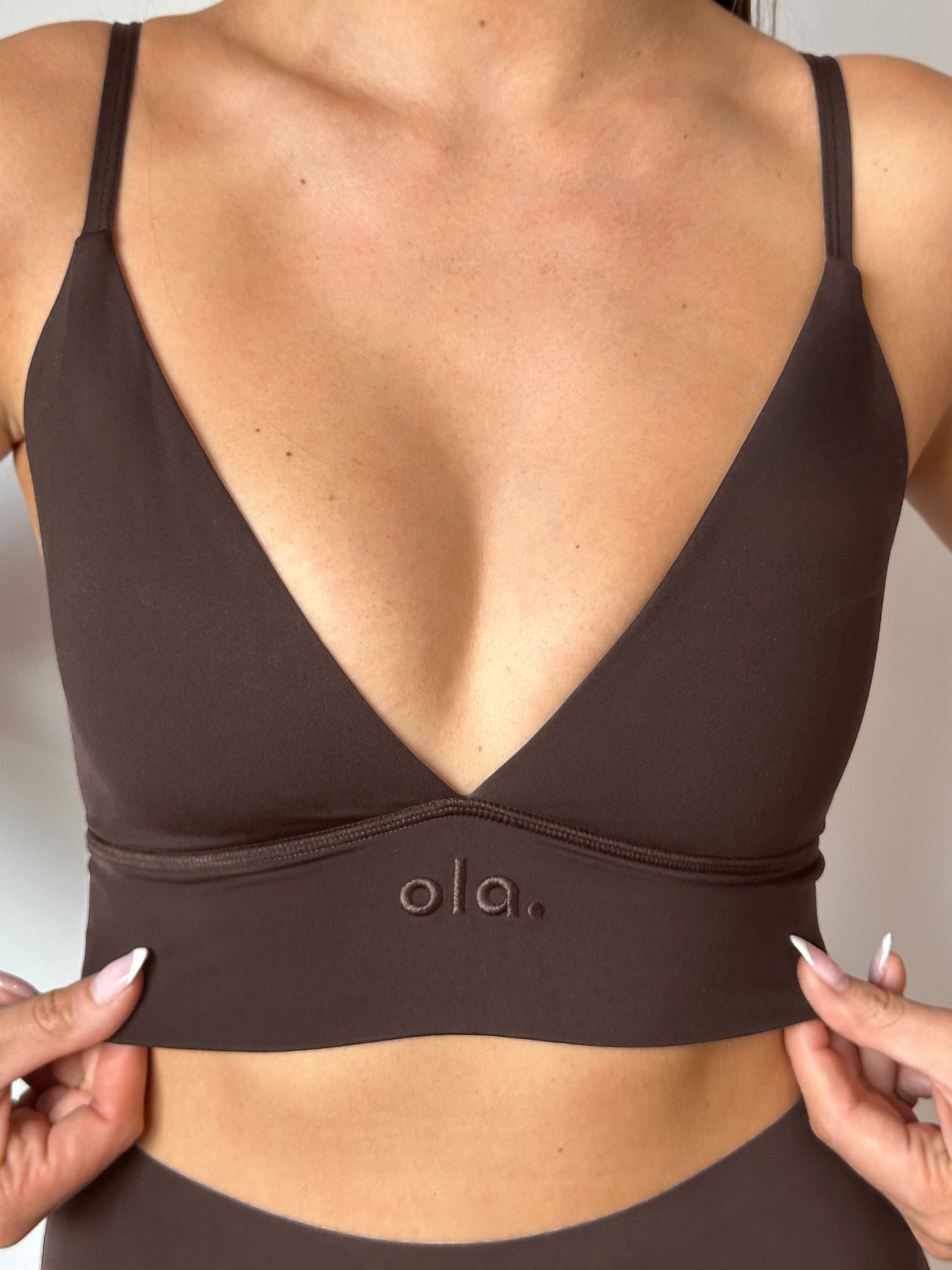 Plunge Crop - Hot Fudge