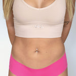 Pink Crush Bikini Brief on model front view
