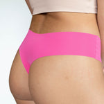 Pink Crush Bikini Thong model side view