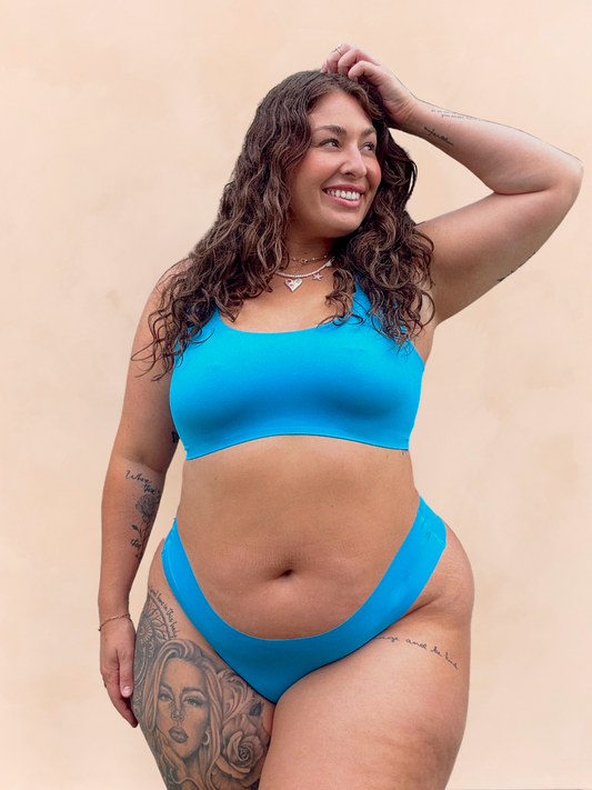 Bikini Thong – Malibu Blue