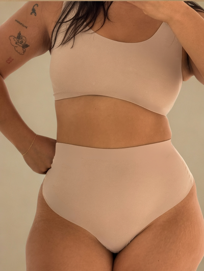 Comfort Crop – Cream Tan