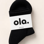 Ola quarter crew socks detail close-up