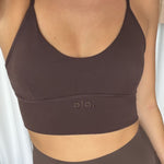 Hot Fudge Grace Crop ghost flatlay back