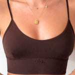 Hot Fudge Grace Crop model side view