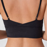 Black Grace Crop model side view