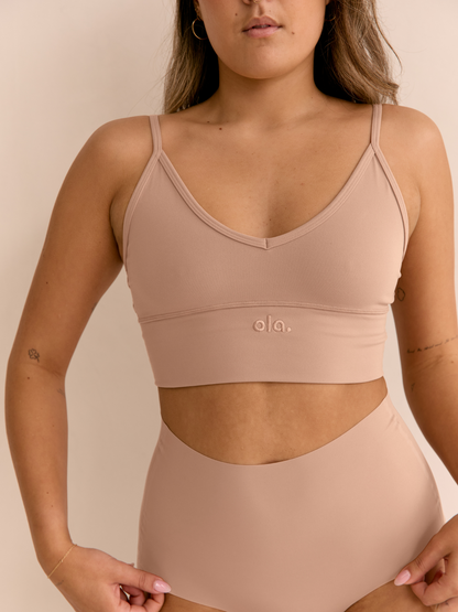 High Rise Brief – Cream Tan