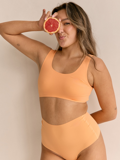 High Rise Thong – Papaya