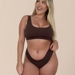 Hot Fudge Bikini Thong ghost flatlay front