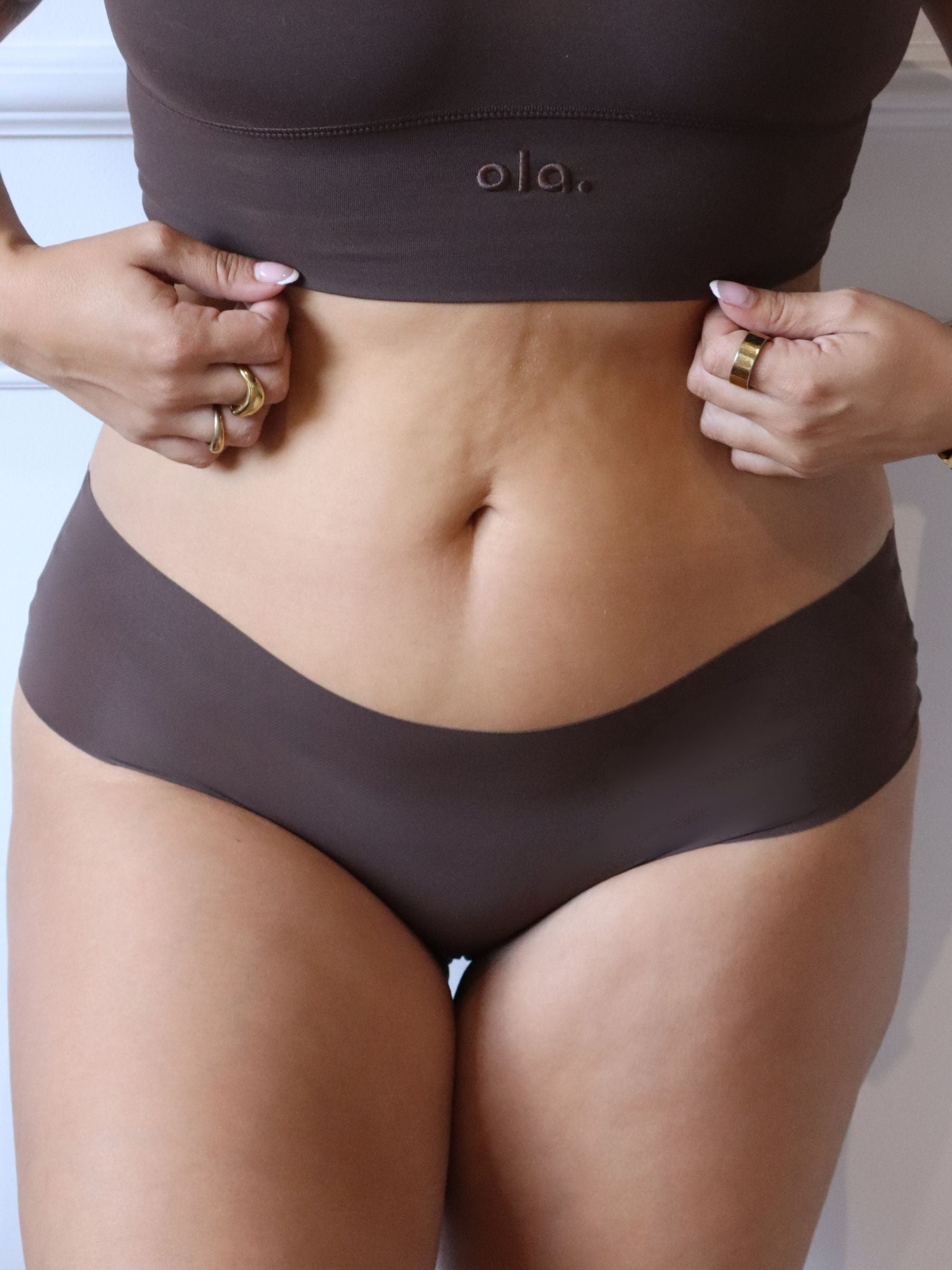 Hot Fudge Bikini Brief lifestyle detail shot