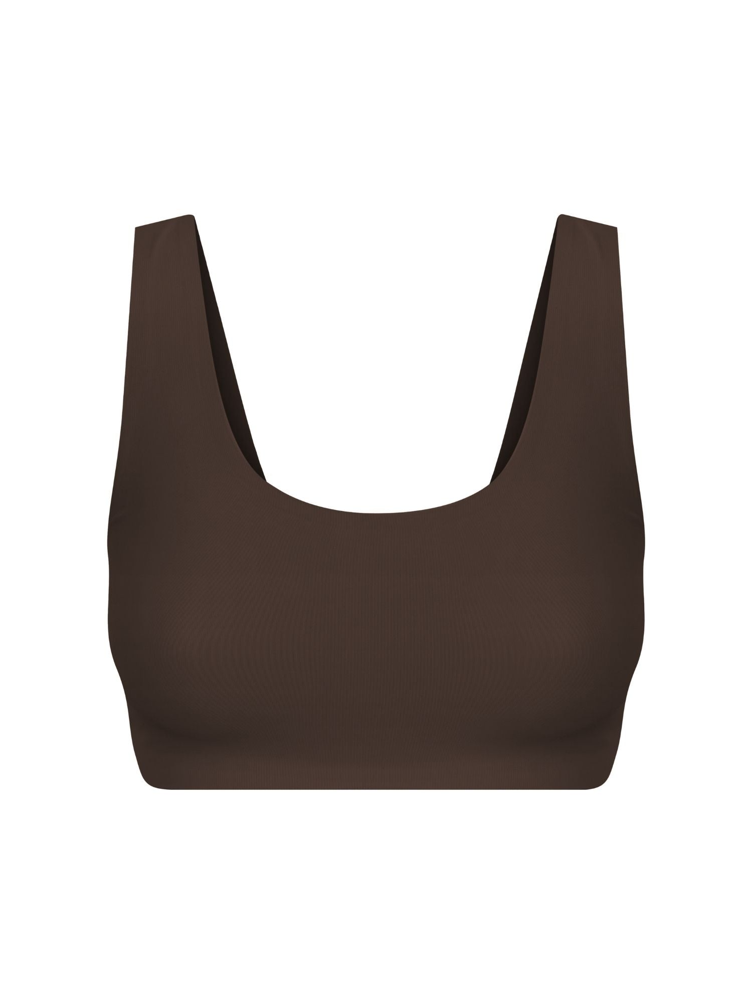 Hot Fudge Comfort Crop ghost flatlay back