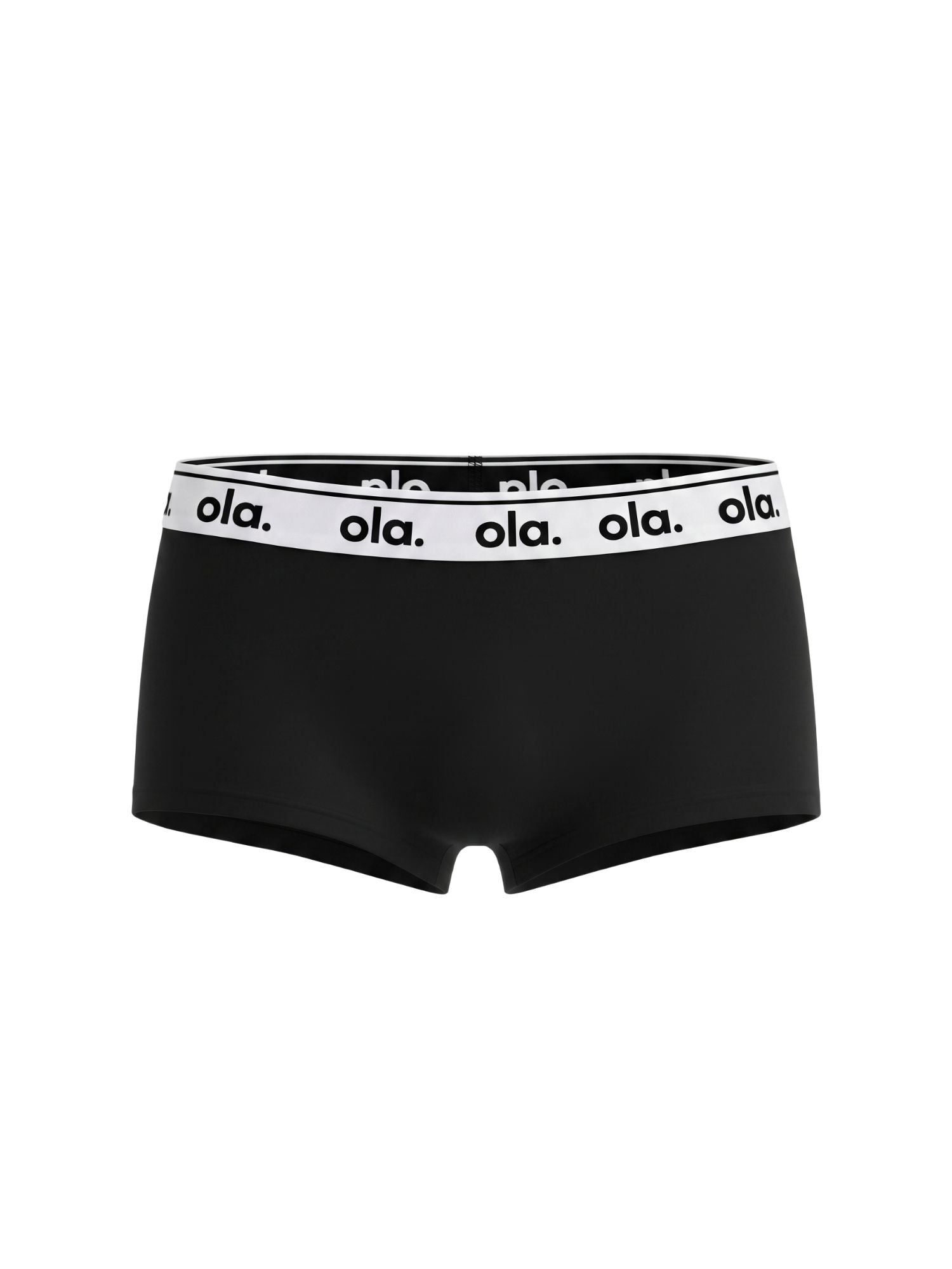 Black Iconic Boy Short ghost flatlay front