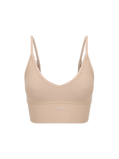 V Crop V2 – Cream Tan