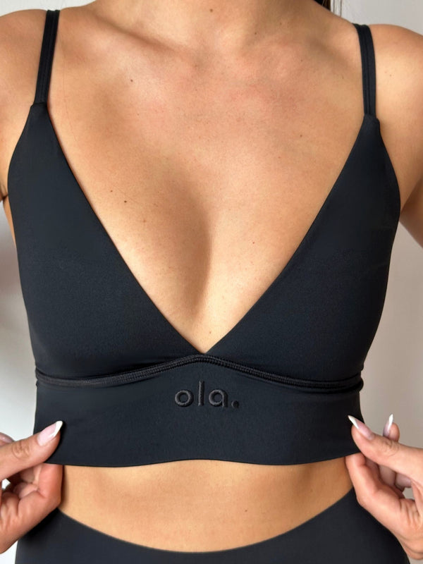 Plunge Crop - Black