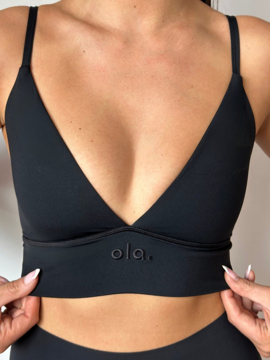 Plunge Crop - Black