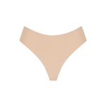 Cream Tan Bikini Thong ghost flatlay back