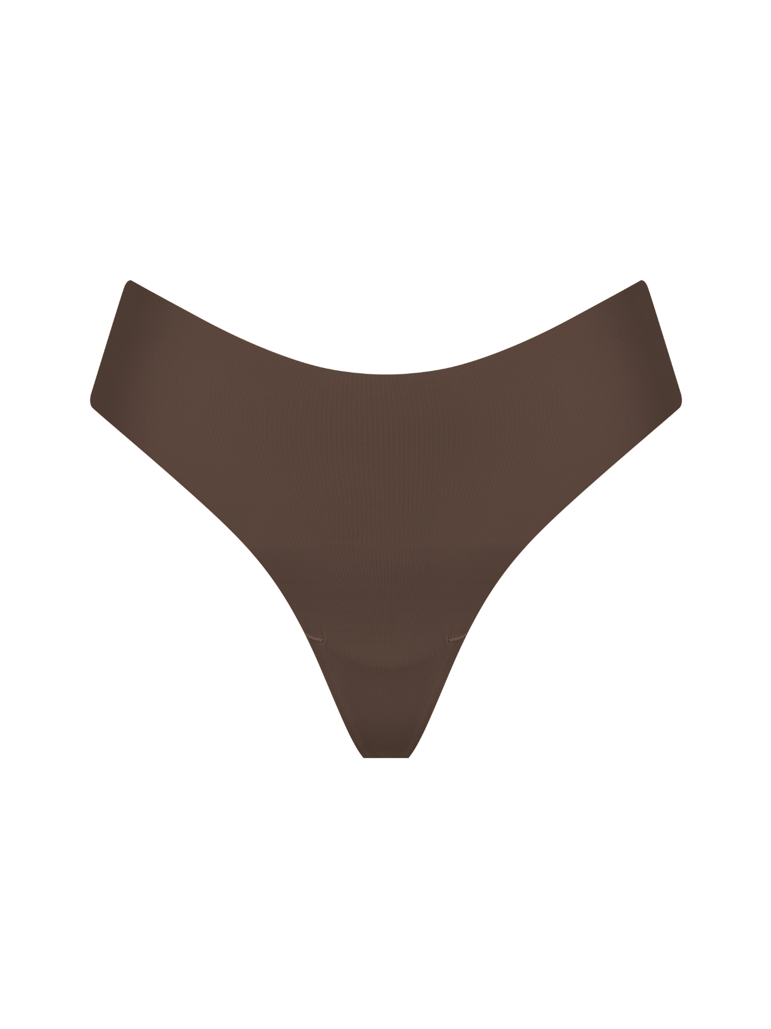 Hot Fudge Bikini Thong ghost flatlay back