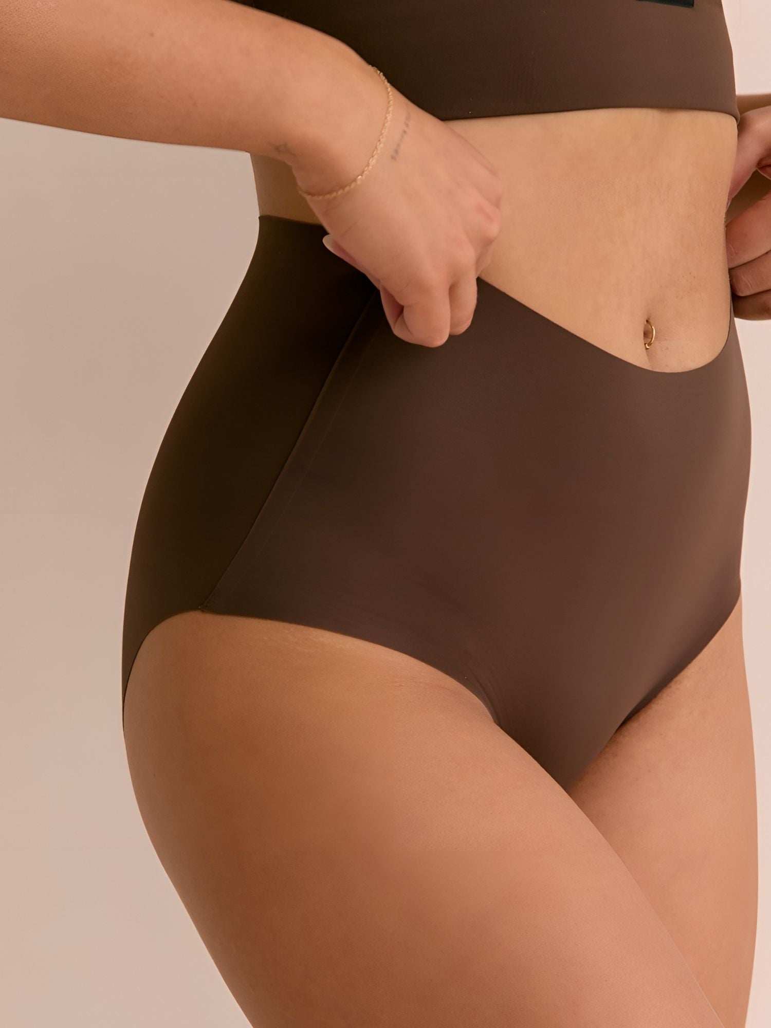 Hot Fudge High Rise Brief model front view
