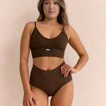 Hot Fudge High Rise Brief ghost flatlay back