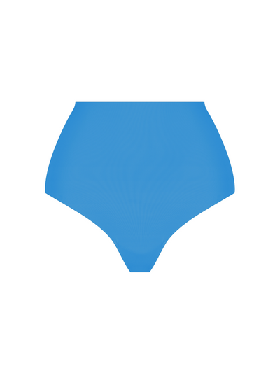 High Rise Thong – Malibu Blue