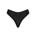 Black Bikini Thong model full body front